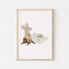 Imagem do Quadro Decorativo Infantil - Quarteto Ratinho