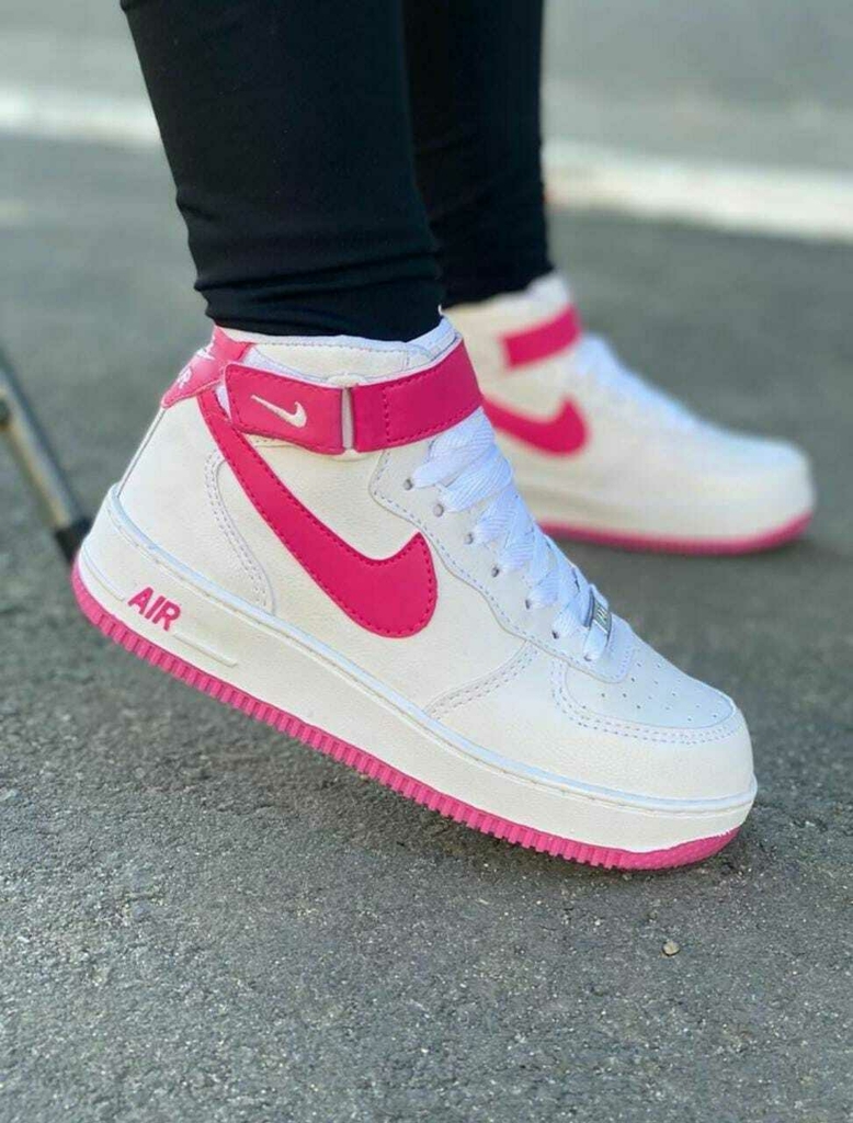 Tenis nike rosa clearance botinha