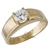 Anel de Ouro Masculino com Diamante Polida 5,3g CJ301-1