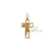 Pingente de Ouro Cruz com Face de Cristo CJ273-1
