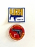 Par emblemas bordados termocolantes. EUA. USA. American Handgunner. UZI. Militaria. Armas. Lote com 2.