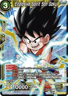 Explosive Spirit Son Goku - BT3 - SR