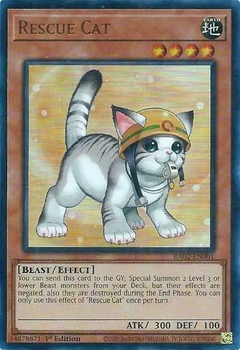 Rescue Cat (Alternate Art) - RA02 - Ultra Rare