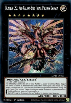 Number C62: Neo Galaxy-Eyes Prime Photon Dragon - MP24 - Prismatic Secret Rare