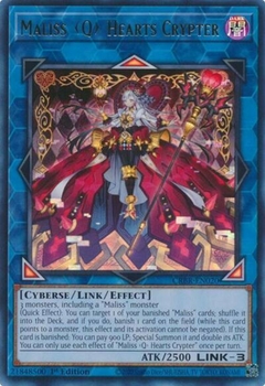 Maliss Q Hearts Crypter - CRBR - Ultra Rare (PREORDER) (Llegan y se entregan el 13/01)