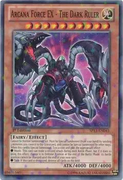 Arcana Force EX - The Dark Ruler - SP13 - Starfoil Rare