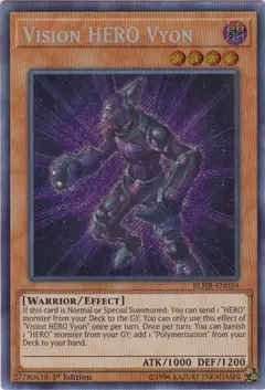 Vision Hero Vyon - BLHR - Secret Rare