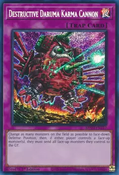 Destructive Daruma Karma Cannon - MP23 - Prismatic Secret Rare