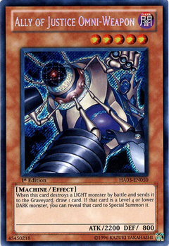 Ally of Justice Omni-Weapon - HA03 - Secret Rare