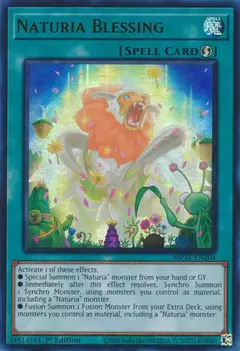 Naturia Blessing - MP23 - Ultra Rare