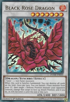 Black Rose Dragon - DUDE - Ultra Rare