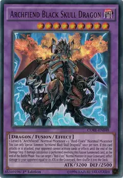 Archfiend Black Skull Dragon - CORE - Ultra Rare