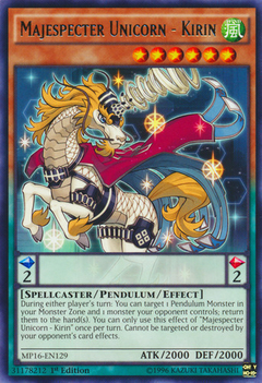 Majespecter Unicorn - Kirin - MP16 - Rare