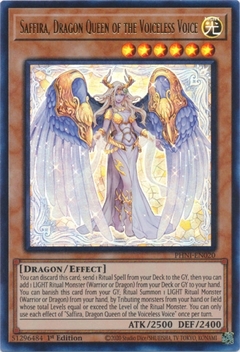 Saffira, Dragon Queen of the Voiceless Voice - PHNI - Ultra Rare