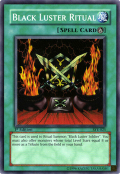 Black Luster Ritual - SYE - Super Rare