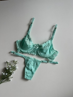 Conjunto Luiza - verde - Melinna