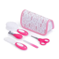 KIT HIGIENE 5 PECAS C/ NECESSAIRE AC INF PIMPOLHO - Fralda e Cia