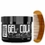 Kit Gel Cola Black Extra Forte 300g e Pente Curvo Big Barber