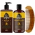 Kit Balm Barba Shampoo Cabelo Lemon Pente Curvo Don Alcides