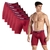 Kit 6x Cueca Box Longleg Masculina Esportiva Assadura Keeper