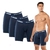 Imagem do Kit 3x Cueca Box Longleg Masculina Esportiva Assadura Keeper