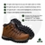 Bota Masculina De Segurança Em Couro Uirapuru Ca0001 Macboot