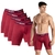 Kit 4x Cueca Box Longleg Masculina Esportiva Assadura Keeper - loja online