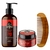 Kit Balm 450g e Pasta Barba Negra e Pente Curvo Don Alcides