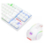 Kit Teclado Mouse Redragon Blanco K552RGB-BA-W-SP - tienda online