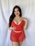 Conjunto corset emma rojo en internet