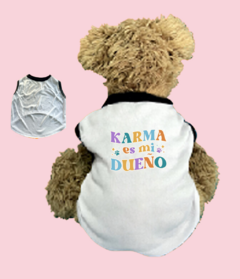 Playera Mascota Karma Es Mi Dueño