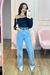 CALÇA WIDE LEG JEANS CONSCIÊNCIA na internet