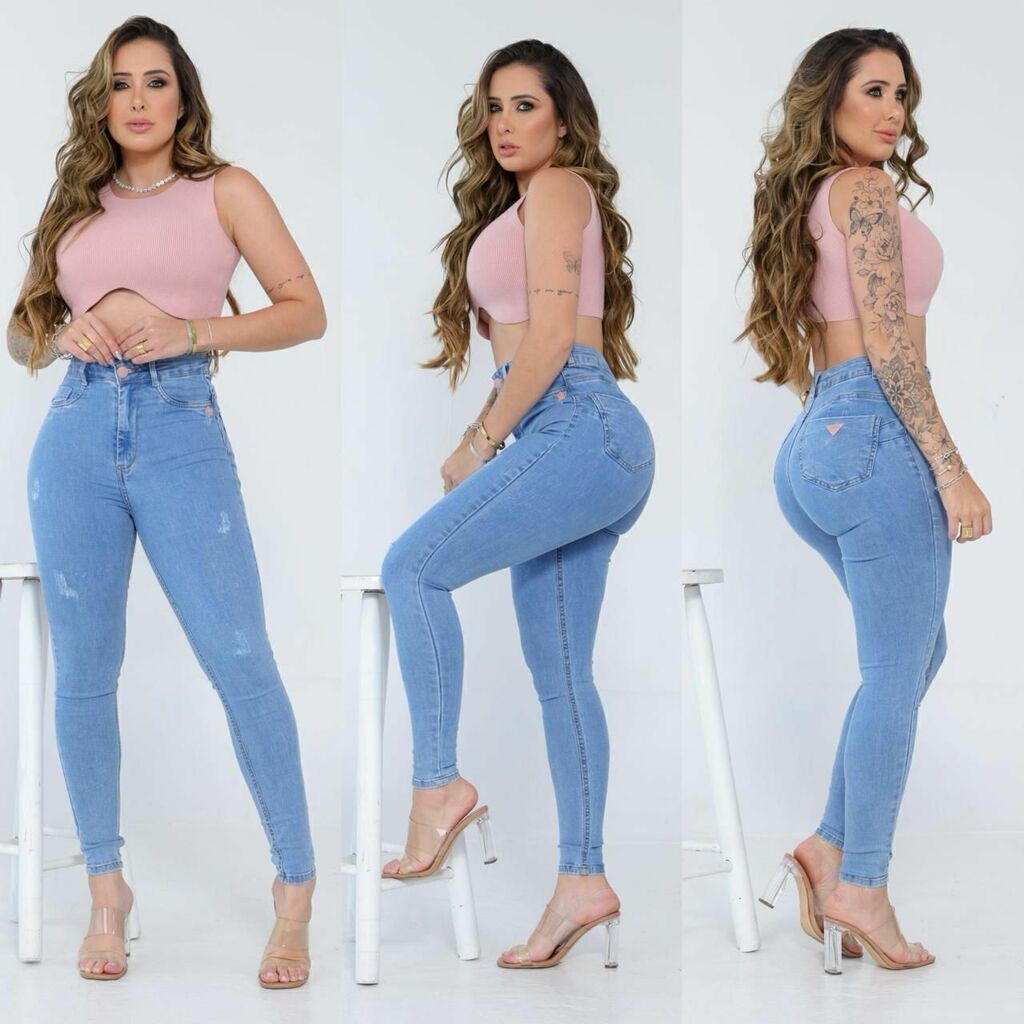 Calça Jeans Luxo 36 38 44 46 - Caras & Raras