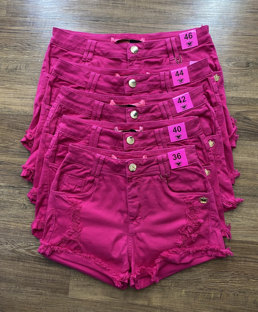 jeans short pink