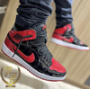 Jordan - preto e vermelho - comprar online