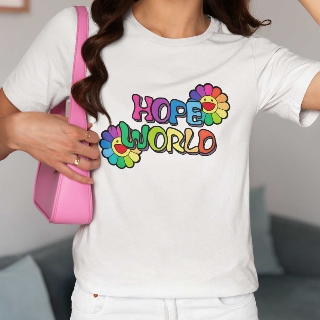 Hope world camiseta deals