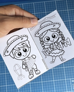 FESTA JUNINA - LIVRINHO PARA COLORIR - comprar online