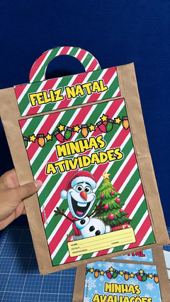 CAPAS PARA ENVELOPES PARA AVALIAÇÕES E ATIVIDADES - NATAL - loja online