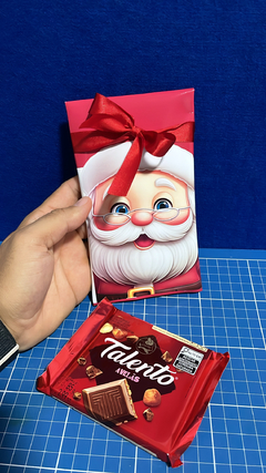 EMBALAGEM PARA CHOCOLATE TALENTO - NATAL - comprar online