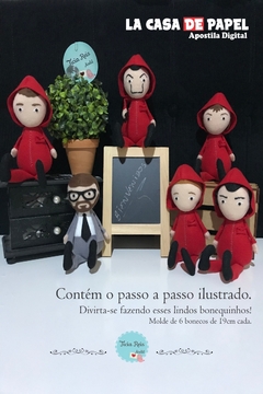 Apostila digital La Casa de Papel de feltro