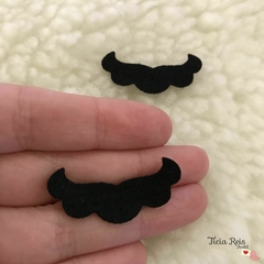 Bigode Mario e Luigi 3.5cm cortado a laser - 50 unidades - comprar online