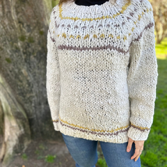 Sweater fueguino lana de oveja- Mediano