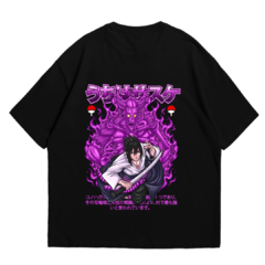 Camiseta Oversized Premium Sasuke Naruto