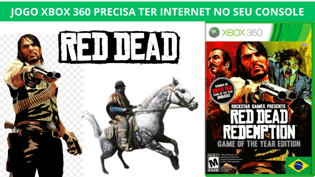 Red Dead Redemption Xbox 360 Bloqueado e Desbloqueado