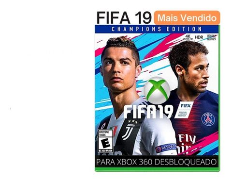 Kit 3 Jogos ( FIFA 18 + PES 2018 + FIFA 19) Xbox 360 Mídia Digital Original  – Alabam