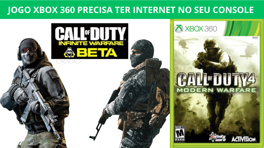 Jogos de xbox 360 call of duty