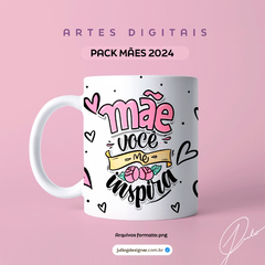 PACK DE ARTES - MÃES 2024 - Julio G Designer