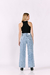 Jeans Wide Leg Celeste Hotfix - comprar online