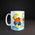 Taza Clasica Bart esqueleto