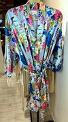 Kimonos Flor - Pavo Real - comprar online
